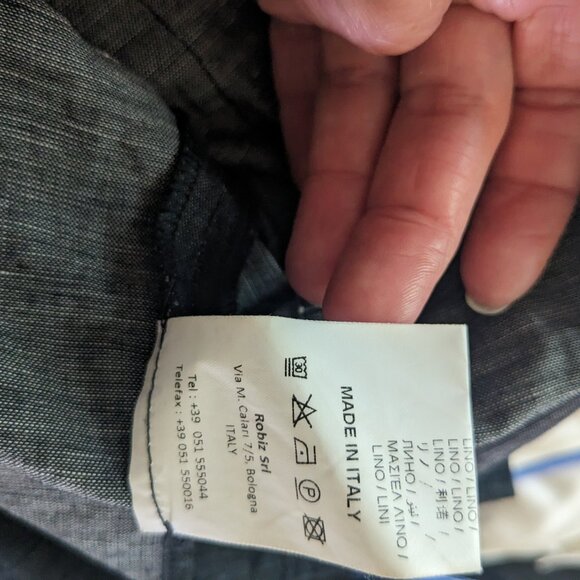 Linen cotton oversized top (sz S, Italy) - Picture 4 of 8